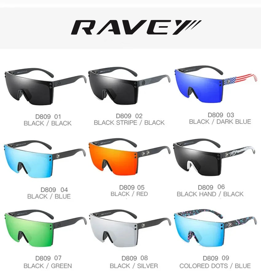 RAVEY-DUBERY Sunglasses Luxury Squared Men's 7 Variants TRENDING